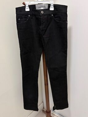 Valentino Women's Black Skinny Jeans
